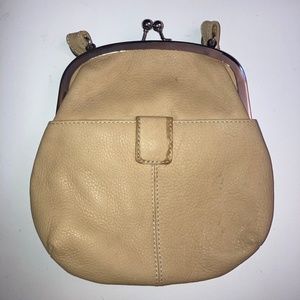 Mundi Genuine Leather Snap Purse Bag w/ Strap